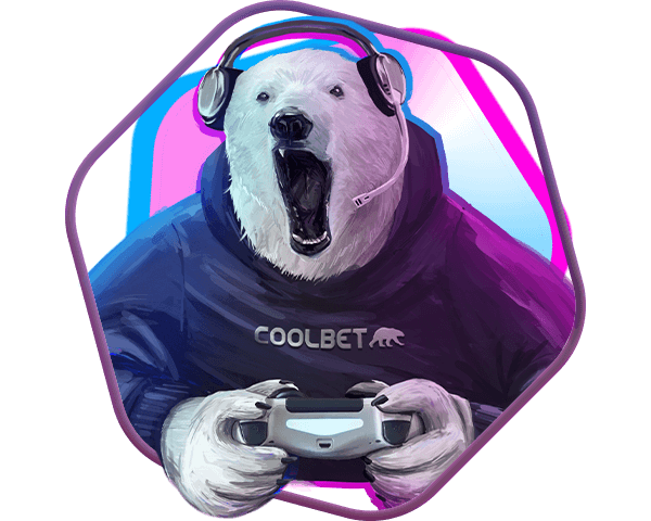 Coolbet kampanje med e-sport og live betting badge